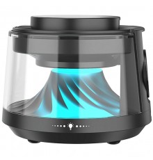БЗП WIWU Wi-W039 Flow 5in1 wireless charger with Speaker & Night Light 15W Black