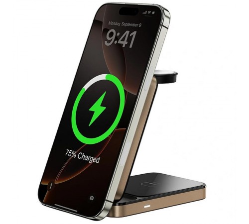 БЗП WIWU Wi-W038 Triple 3 in 1 wireless charger Gold