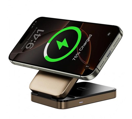 БЗП WIWU Wi-W038 Triple 3 in 1 wireless charger Gold