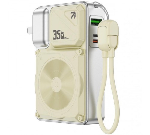 Портативний ЗП Power Bank WIWU Wi-P057 Knight 22.5W+PD35W 10000 mAh White