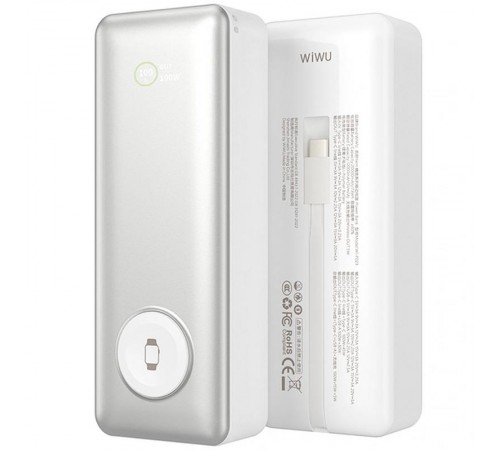 Портативний ЗП Power Bank WIWU Wi-P023 Elite 145W 20000 mAh Silver