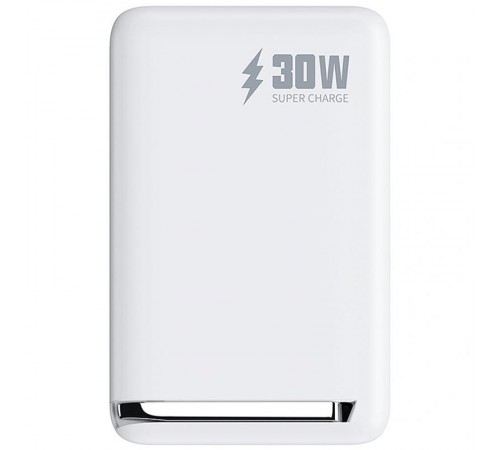 Портативний ЗП Power Bank WIWU Wi-P031 Magnetic з БЗП Qi2 30W 10000 mAh White