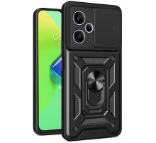 Чохол Ummi Camshield Serge Ring для Xiaomi Poco M6 Pro 5G Чорний