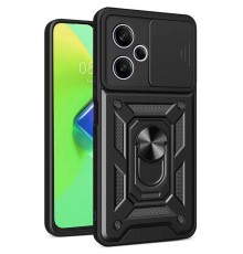 Чохол Ummi Camshield Serge Ring для Xiaomi Poco M6 Pro 5G Чорний