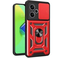 Чохол Ummi Camshield Serge Ring для Xiaomi Poco M6 Pro 5G Червоний
