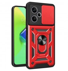 Чохол Ummi Camshield Serge Ring для Xiaomi Poco M6 Pro 5G Червоний