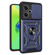 Чохол Ummi Camshield Serge Ring для Xiaomi Poco M6 Pro 5G Синій