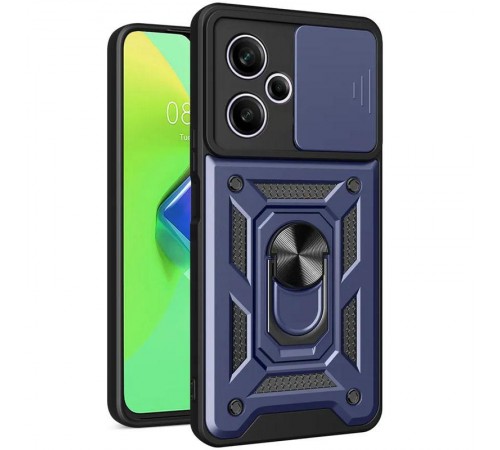 Чохол Ummi Camshield Serge Ring для Xiaomi Poco M6 Pro 5G Синій