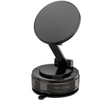 Автотримач WIWU Wi-CH057 Holdex Magnetic Car Holder with Vacuum Mount Black