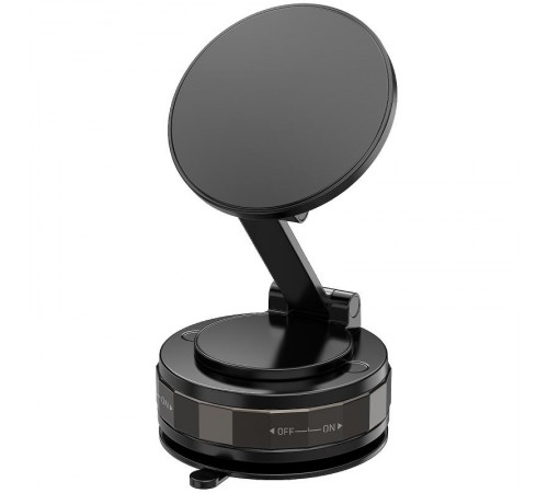 Автотримач WIWU Wi-CH057 Holdex Magnetic Car Holder with Vacuum Mount Black