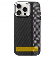 TPU чохол Pixel Craft with MagSafe для Apple iPhone 16 (6.1") Carbon Line