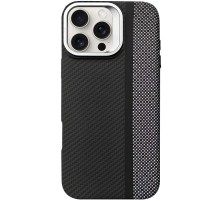 TPU чохол Pixel Craft with MagSafe для Apple iPhone 16 Pro (6.3") Carbon Line