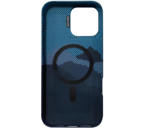 TPU чохол Pixel Craft with MagSafe для Apple iPhone 16 Pro (6.3") Mountain Blue