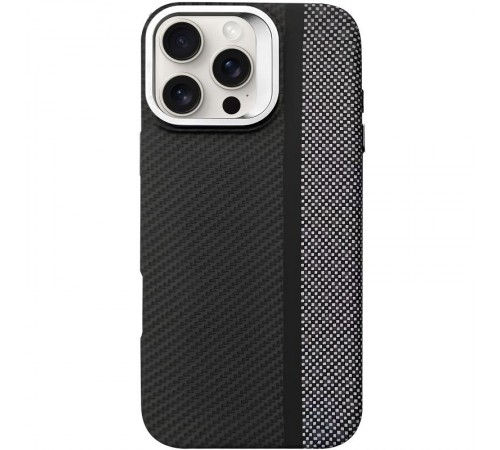 TPU чохол Pixel Craft with MagSafe для Apple iPhone 16 Pro Max (6.9") Carbon Line