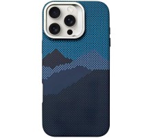 TPU чохол Pixel Craft with MagSafe для Apple iPhone 16 Pro Max (6.9") Mountain Blue