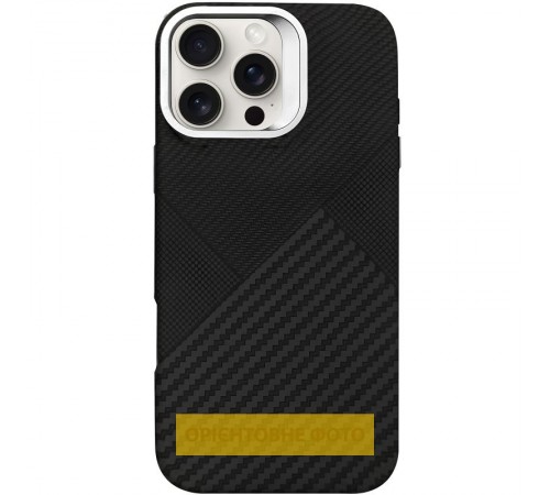 TPU чохол Pixel Craft with MagSafe для Apple iPhone 17 Pro (6.3") Graphite Flow