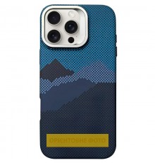 TPU чохол Pixel Craft with MagSafe для Apple iPhone 17 Pro Max (6.9") Mountain Blue