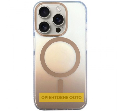 Чохол TPU+PC Phantom with MagSafe для Apple iPhone 17 Pro Max (6.9") Golden
