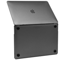 Чохол-накладка Carbon Shell для Apple MacBook Pro 13.3" (A1706/A1708/A1989/A2159/A2289/A2251/A2338) Чорний