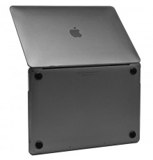 Чохол-накладка Carbon Shell для Apple MacBook Pro 13.3" (A1706/A1708/A1989/A2159/A2289/A2251/A2338) Чорний