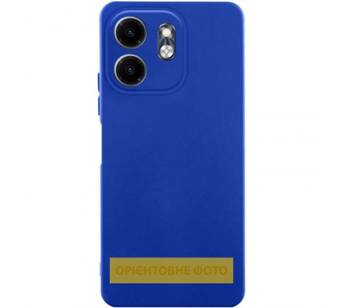 Чохол TPU GETMAN Liquid Silk Full Camera для Xiaomi Redmi 15 (EU) Синій / Deep navy