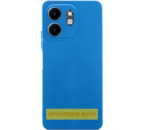 Чохол TPU GETMAN Liquid Silk Full Camera для Xiaomi Redmi 15 (EU) Синій / Royal blue