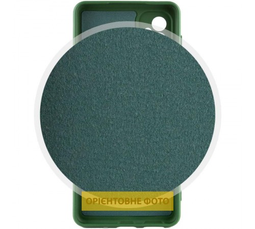 Чохол TPU GETMAN Liquid Silk Full Camera для Xiaomi Redmi 15 (EU) Зелений / Dark green