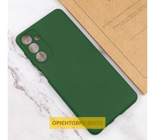 Чохол TPU GETMAN Liquid Silk Full Camera для Xiaomi Redmi 15 (EU) Зелений / Dark green
