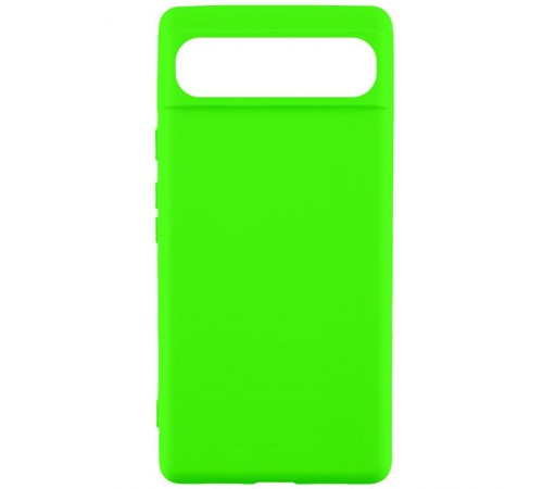 Чохол TPU GETMAN Liquid Silk для Google Pixel 7a Салатовий / Neon Green
