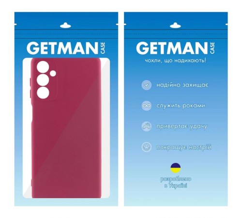 Чохол TPU GETMAN Liquid Silk Full Camera для Samsung Galaxy A04s Бордовий / Marsala Чохол TPU GETMAN Liquid Silk Full Camera для Samsung Galaxy A04s Бордовий / Marsala