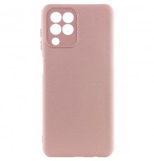 Чохол TPU GETMAN Liquid Silk Full Camera для Samsung Galaxy M33 5G Рожевий / Pink Sand
