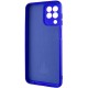 Чохол TPU GETMAN Liquid Silk Full Camera для Samsung Galaxy M33 5G Синій / Iris