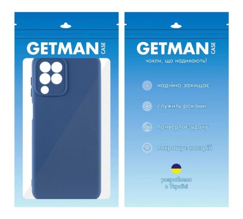 Чохол TPU GETMAN Liquid Silk Full Camera для Samsung Galaxy M33 5G Синій / Navy Blue Чохол TPU GETMAN Liquid Silk Full Camera для Samsung Galaxy M33 5G Синій / Navy Blue