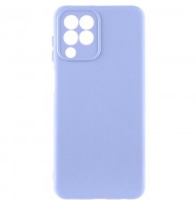 Чохол TPU GETMAN Liquid Silk Full Camera для Samsung Galaxy M33 5G Бузковий / Light purple