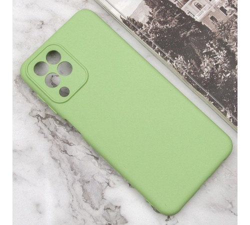 Чохол TPU GETMAN Liquid Silk Full Camera для Samsung Galaxy M33 5G Зелений / Pistachio Чохол TPU GETMAN Liquid Silk Full Camera для Samsung Galaxy M33 5G Зелений / Pistachio