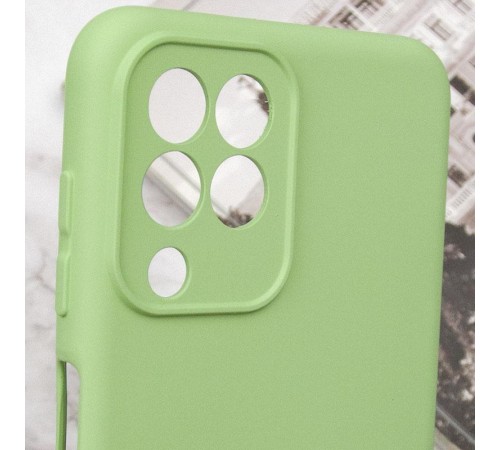 Чохол TPU GETMAN Liquid Silk Full Camera для Samsung Galaxy M33 5G Зелений / Pistachio Чохол TPU GETMAN Liquid Silk Full Camera для Samsung Galaxy M33 5G Зелений / Pistachio
