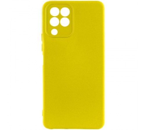 Чохол TPU GETMAN Liquid Silk Full Camera для Samsung Galaxy M33 5G Жовтий / Flash Чохол TPU GETMAN Liquid Silk Full Camera для Samsung Galaxy M33 5G Жовтий / Flash