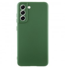 Чохол TPU GETMAN Liquid Silk Full Camera для Samsung Galaxy S22+ Зелений / Dark green