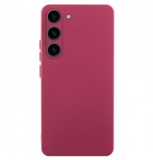 Чохол TPU GETMAN Liquid Silk Full Camera для Samsung Galaxy S23+ Бордовий / Marsala