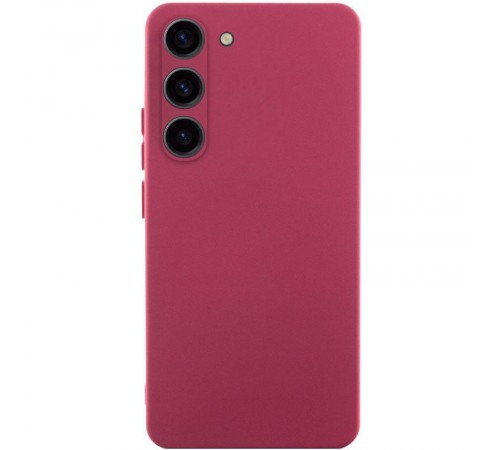 Чохол TPU GETMAN Liquid Silk Full Camera для Samsung Galaxy S23+ Бордовий / Marsala Чохол TPU GETMAN Liquid Silk Full Camera для Samsung Galaxy S23+ Бордовий / Marsala