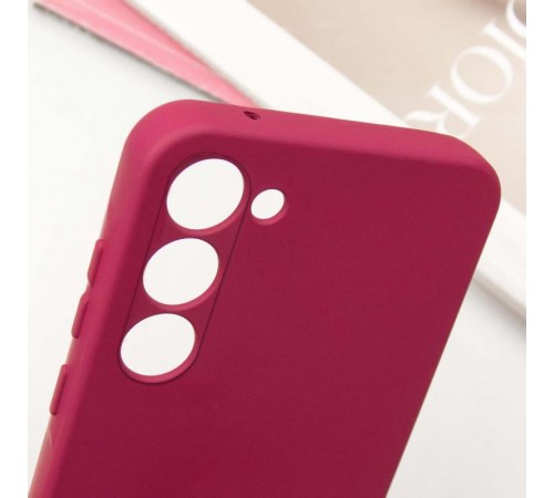 Чохол TPU GETMAN Liquid Silk Full Camera для Samsung Galaxy S23+ Бордовий / Marsala Чохол TPU GETMAN Liquid Silk Full Camera для Samsung Galaxy S23+ Бордовий / Marsala