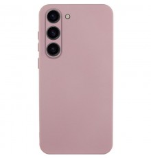 Чохол TPU GETMAN Liquid Silk Full Camera для Samsung Galaxy S23+ Рожевий / Pink Sand