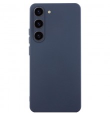 Чохол TPU GETMAN Liquid Silk Full Camera для Samsung Galaxy S23+ Синій / Midnight Blue