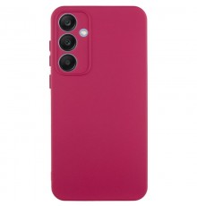 Чохол TPU GETMAN Liquid Silk Full Camera для Samsung Galaxy S24 Бордовий / Marsala