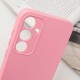 Чохол TPU GETMAN Liquid Silk Full Camera для Samsung Galaxy S24 Рожевий / Pink