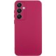 Чохол TPU GETMAN Liquid Silk Full Camera для Samsung Galaxy S24+ Бордовий / Marsala