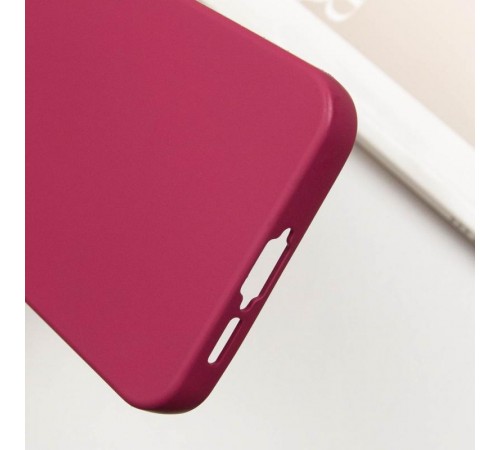 Чохол TPU GETMAN Liquid Silk Full Camera для Samsung Galaxy S24+ Бордовий / Marsala Чохол TPU GETMAN Liquid Silk Full Camera для Samsung Galaxy S24+ Бордовий / Marsala