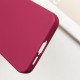 Чохол TPU GETMAN Liquid Silk Full Camera для Samsung Galaxy S24+ Бордовий / Marsala