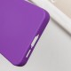 Чохол TPU GETMAN Liquid Silk Full Camera для Samsung Galaxy S24+ Фіолетовий / Purple