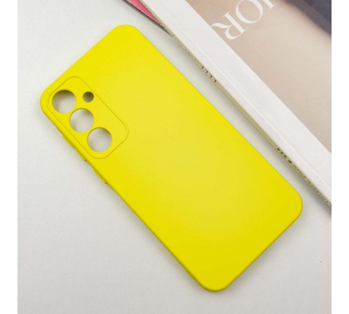 Чохол TPU GETMAN Liquid Silk Full Camera для Samsung Galaxy S24+ Жовтий / Flash Чохол TPU GETMAN Liquid Silk Full Camera для Samsung Galaxy S24+ Жовтий / Flash